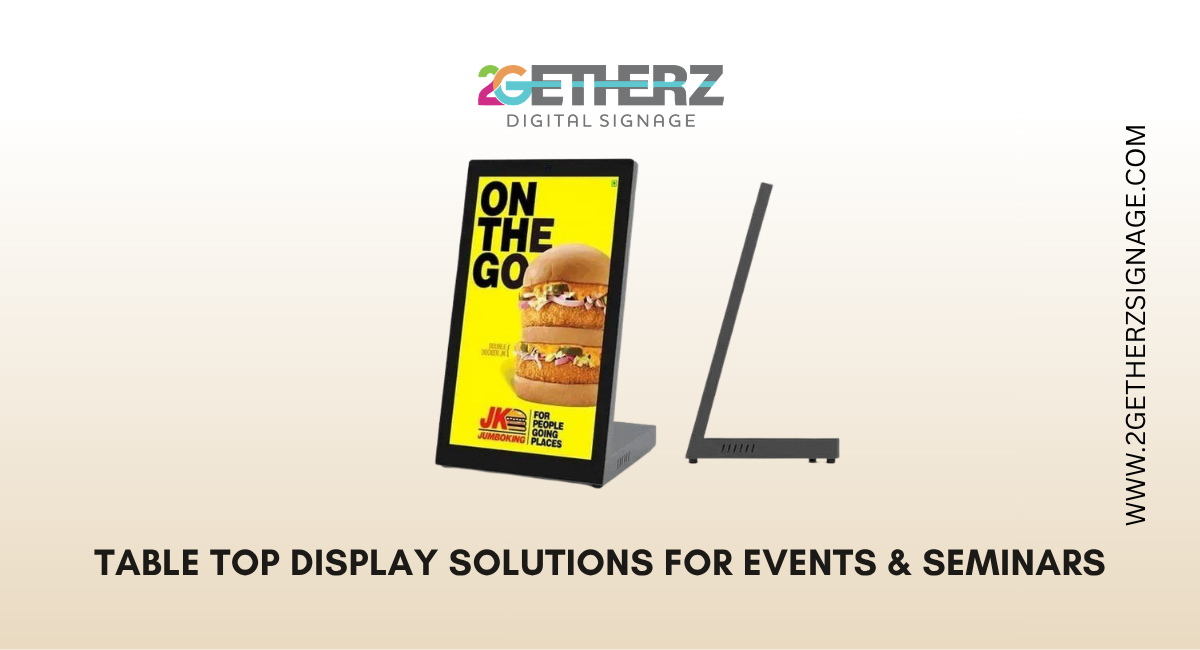 Table Top Display Solutions for Events & Seminars
