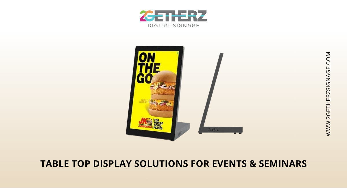 Table Top Display Solutions for Events & Seminars