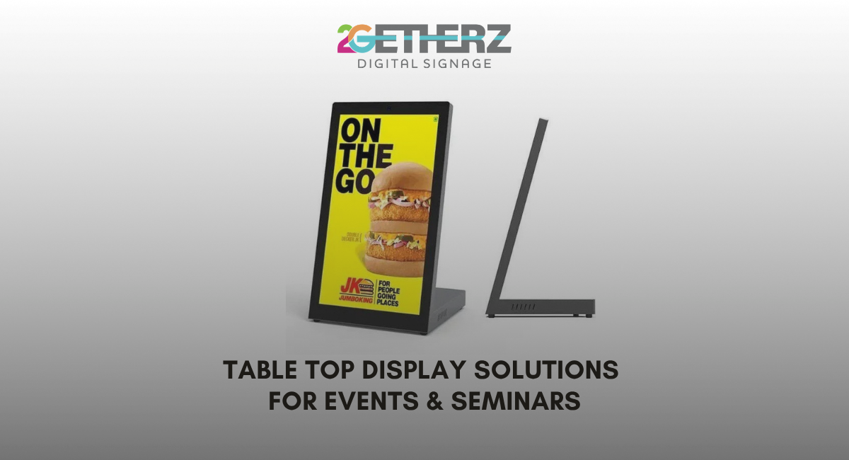 Table Top Display Solutions for Events & Seminars