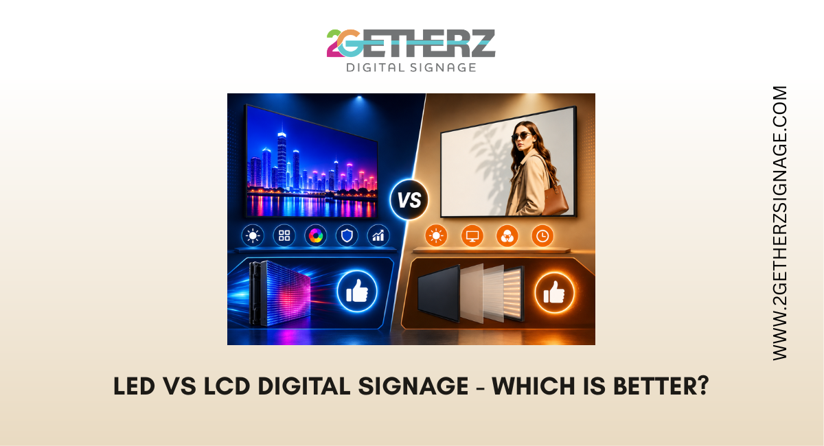 LED vs LCD Digital Signage