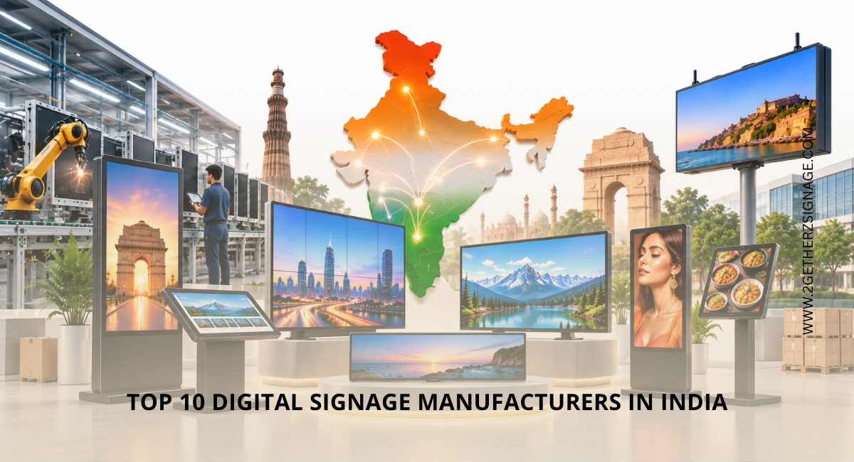 Top 10 Digital Signage Manufacturers in India