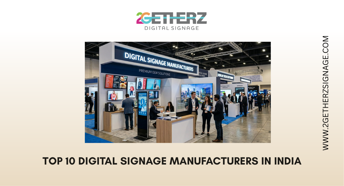 Top 10 Digital Signage Manufacturers in India