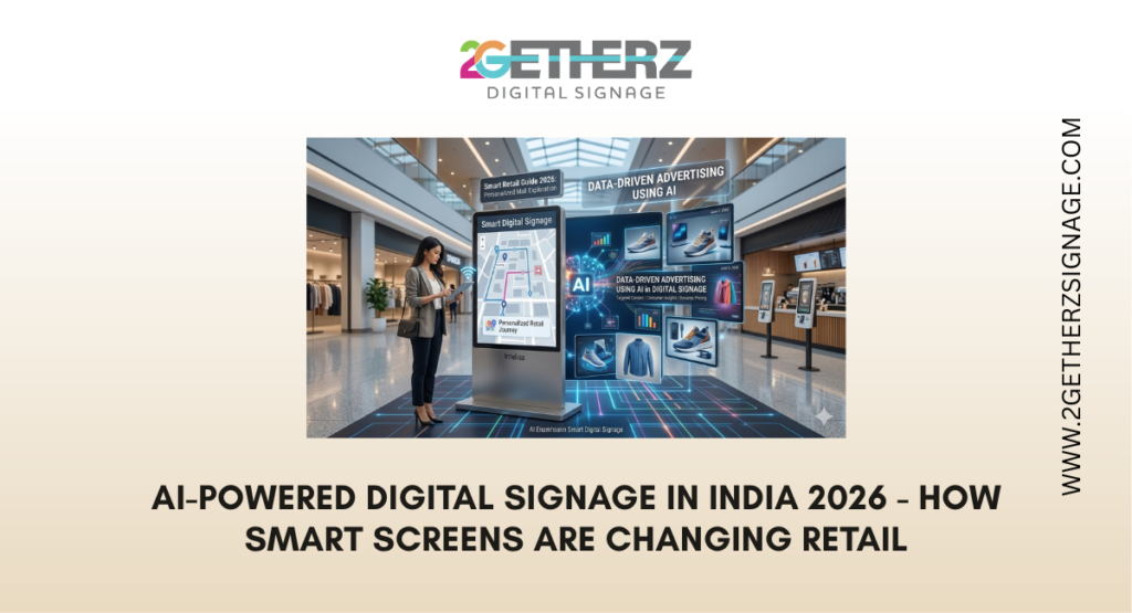 AI-Powered Digital Signage in India 2026 — How Smart Screens Are Changing Retail
