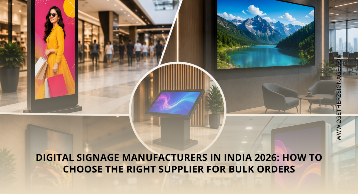 Digital Signage Manufacturers in India 2026