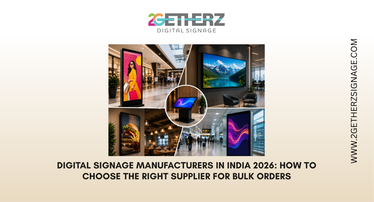 Digital Signage Manufacturers in India 2026