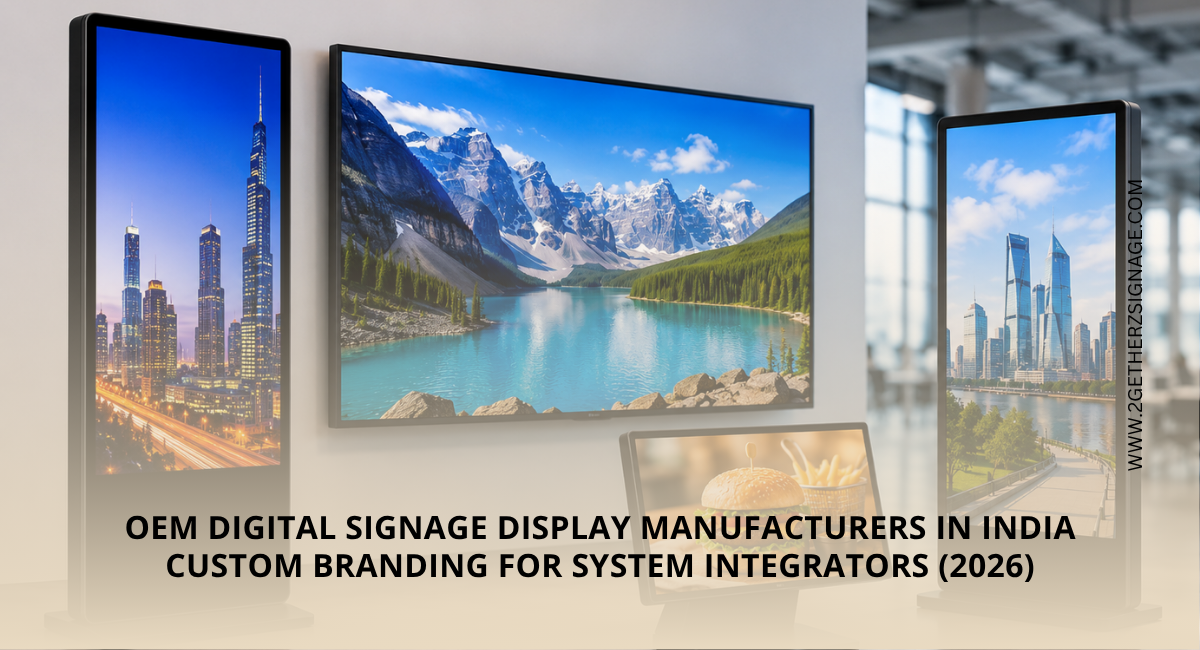 OEM Digital Signage Display Manufacturers in India