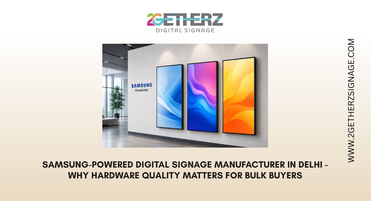 Samsung-Powered Digital Signage Manufacturer in Delhi