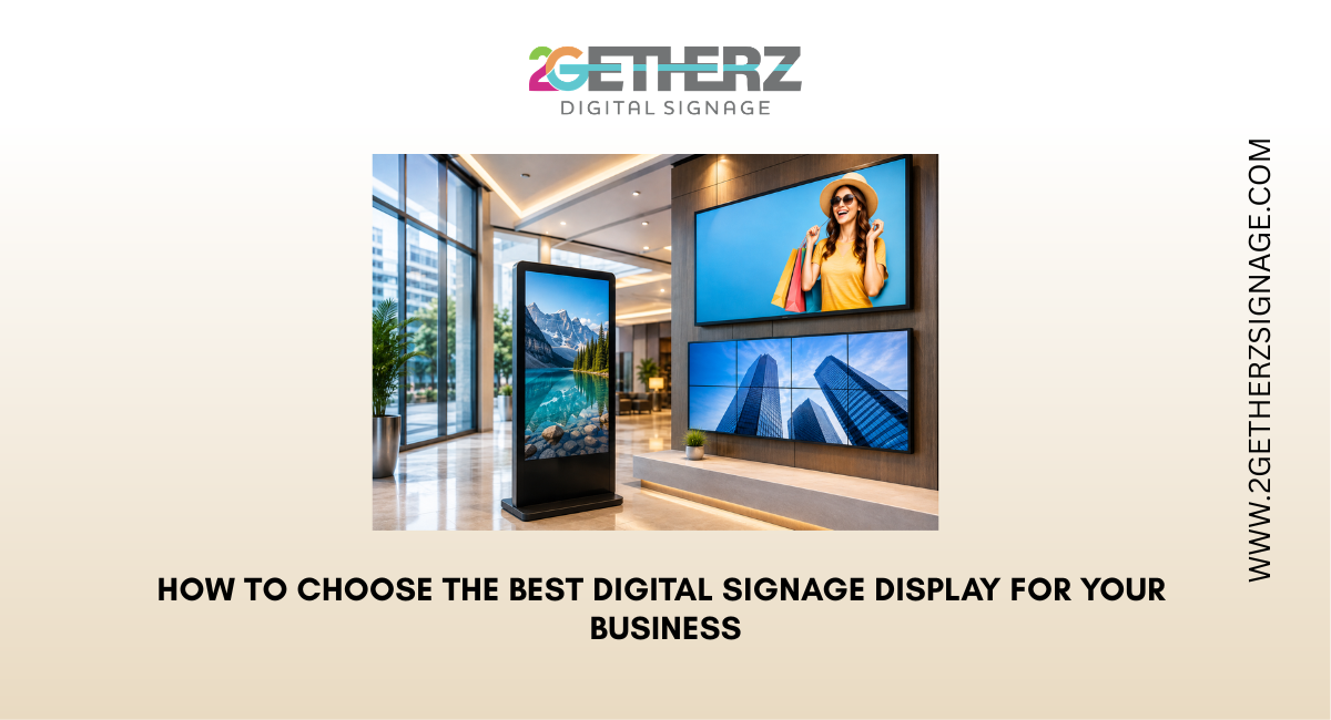 How to Choose the Best Digital Signage Display for Your Business
