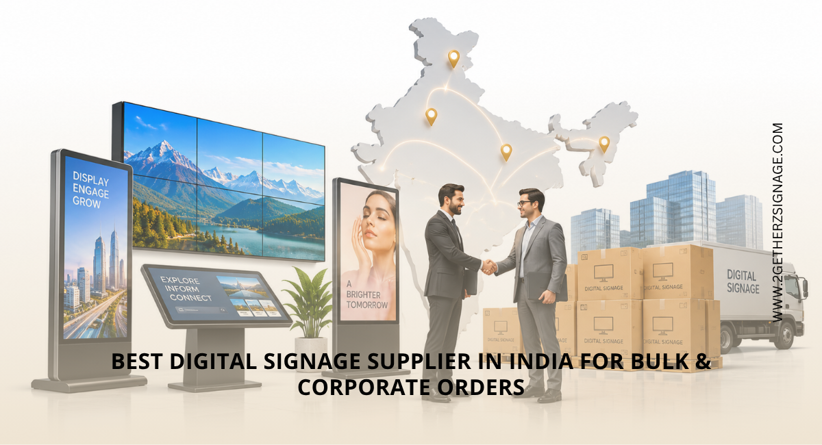 Best Digital Signage Supplier in India for Bulk & Corporate Orders