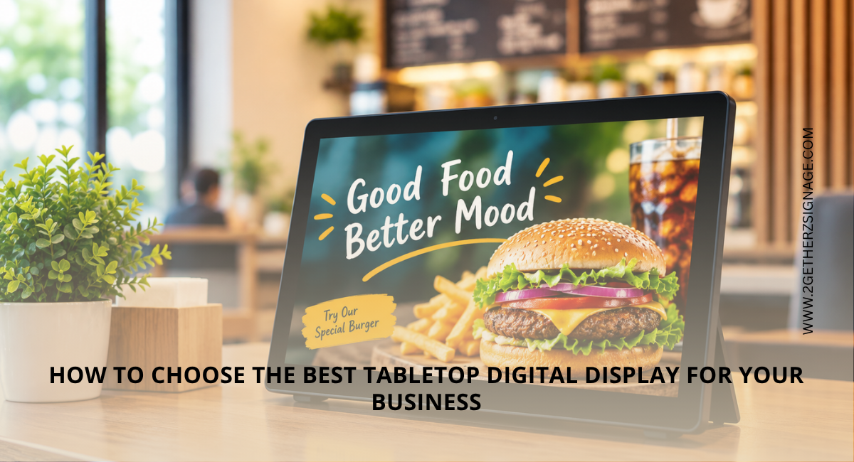 How to Choose the Best Tabletop Digital Display for Your Business