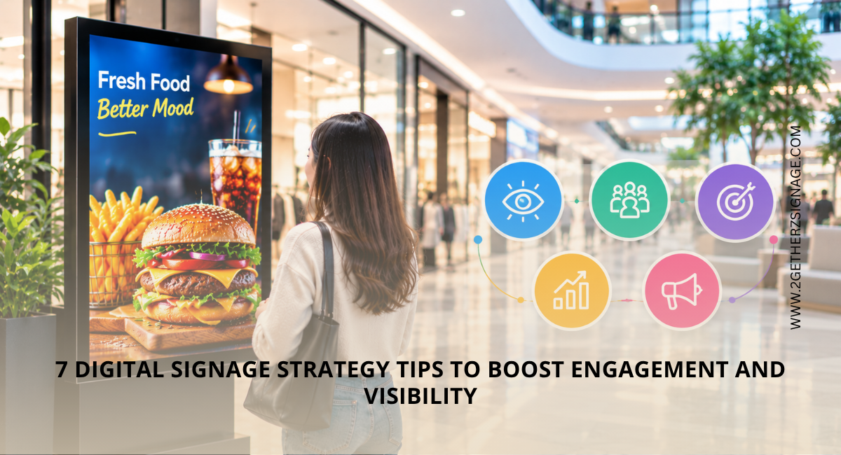 7 Digital Signage Strategy Tips to Boost Engagement and Visibility